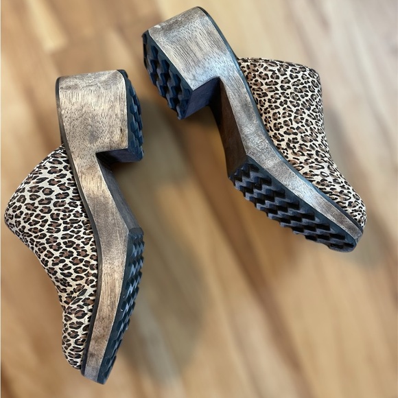 Sam & Libby Leopard Mules Vintage Y2K - Picture 2 of 5